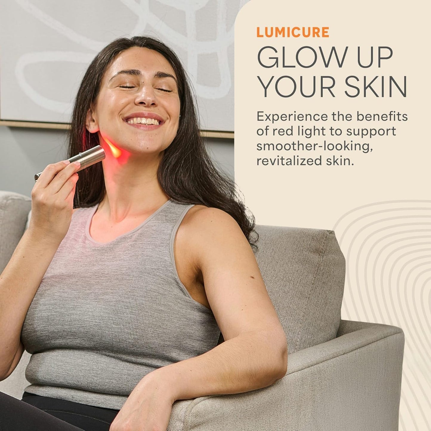 Infrared & Red Light Therapy for Body Joints & Muscles Wellness Support, Portable Red Light Therapy Device, near Infrared Light Therapy for Body & Face - Use 3 Wavelengths