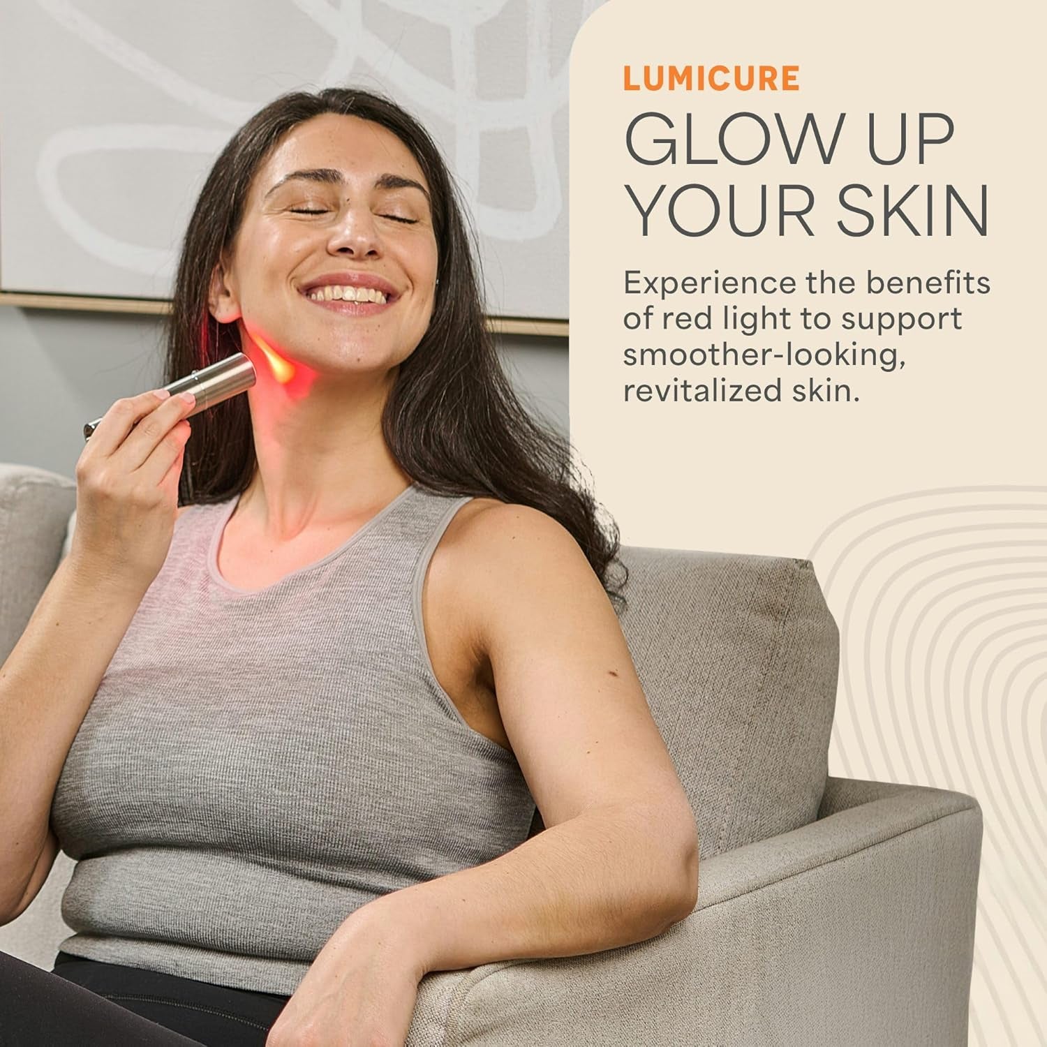 Infrared & Red Light Therapy for Body Joints & Muscles Wellness Support, Portable Red Light Therapy Device, near Infrared Light Therapy for Body & Face - Use 3 Wavelengths